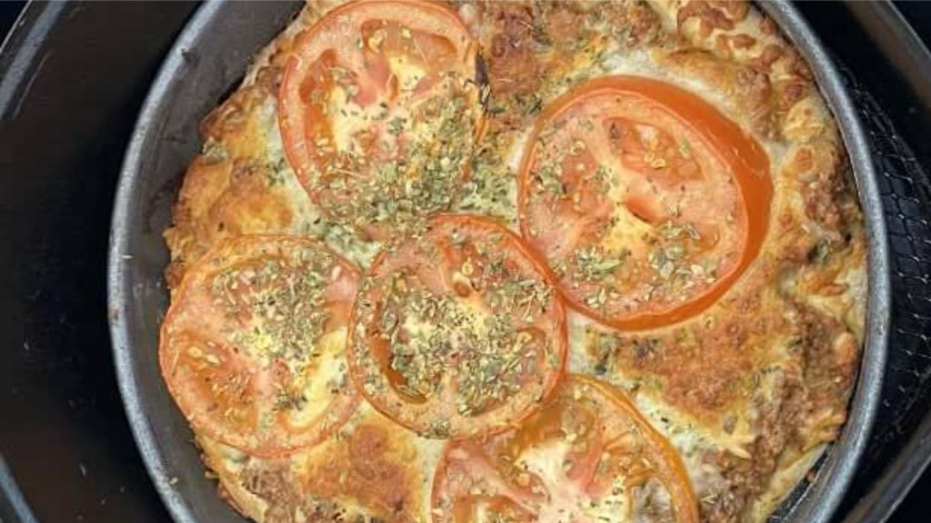 Air Fryer Bolognese Pizza
