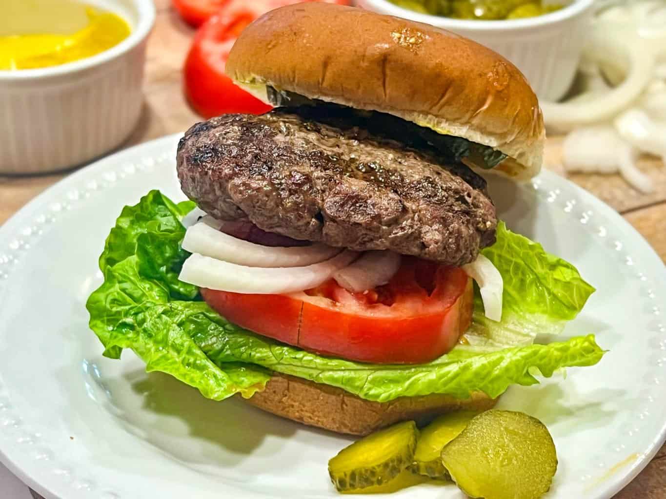 All-American Grilled Hamburgers