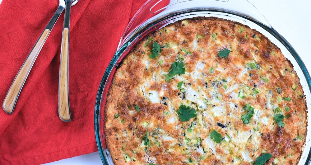 Easy Quiche Recipe: No Crust Ham and Asparagus