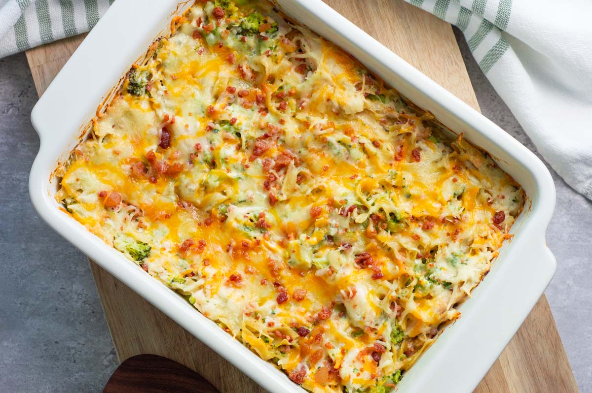 Creamy Chicken Bacon Ranch Casserole Recipe