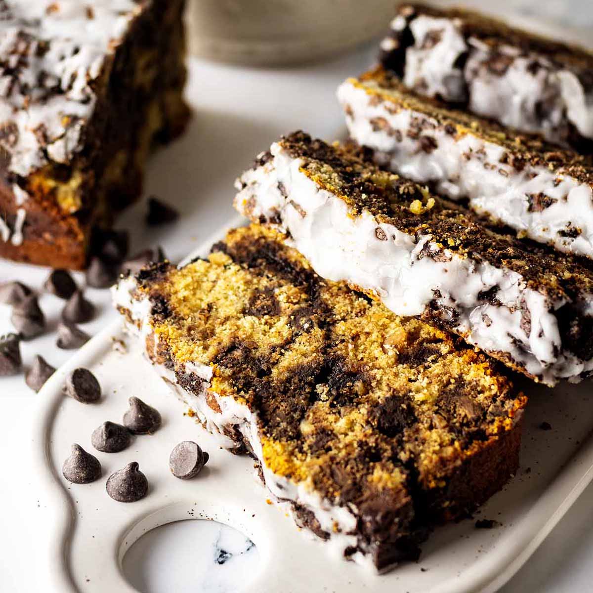 Chocolate Chip Peanut Butter Bread