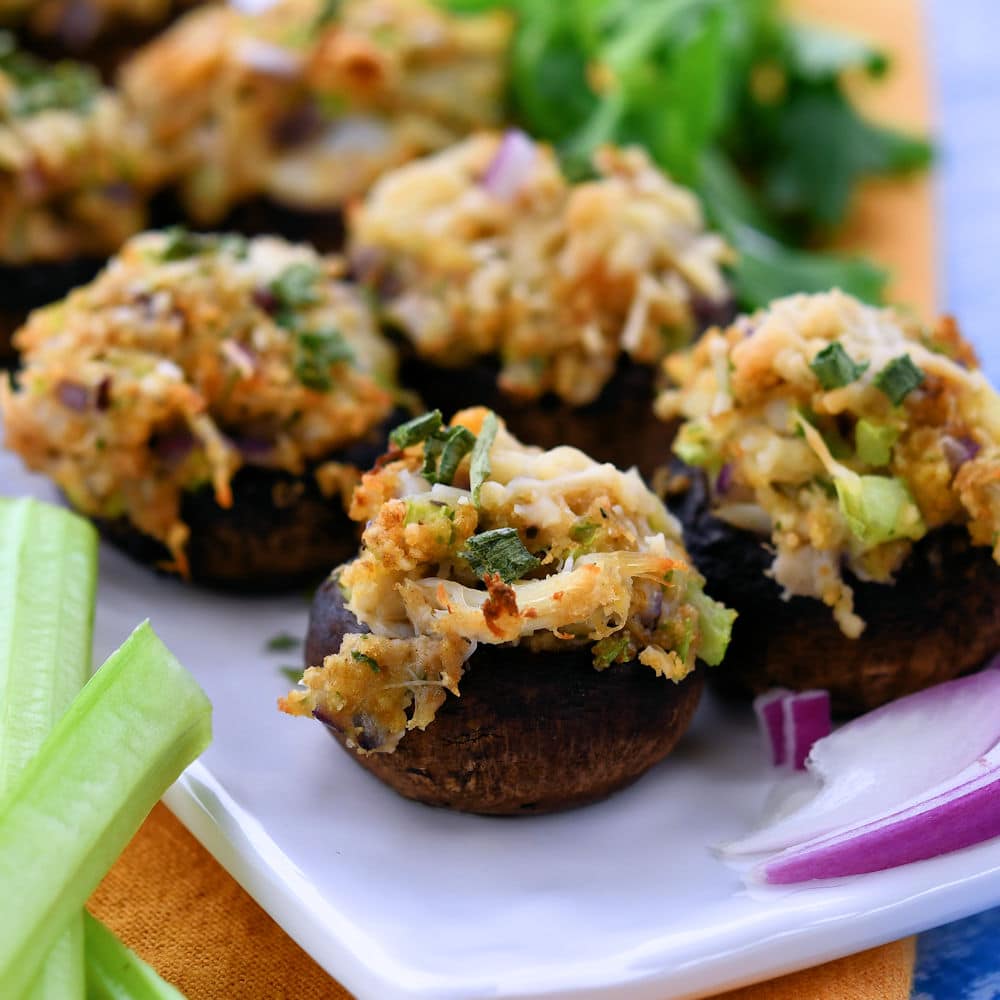 24Bite: Crab Stuffed Mushrooms with Recipe by Christian Guzman