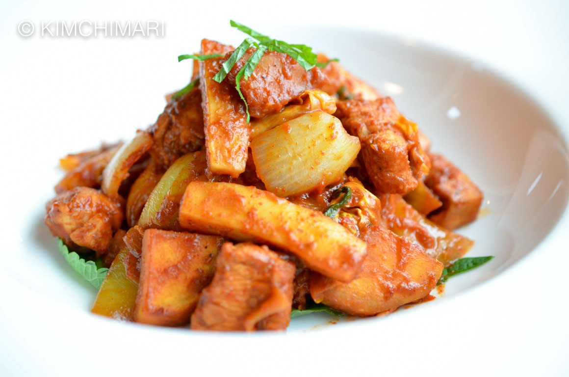 Dakgalbi (Korean Spicy Chicken Stir-Fry)