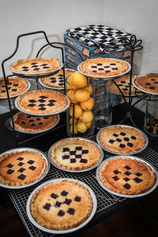 Lemon Blackberry Chess Pie by Irvin Lin of Eat the Love. www.eatthelove.com