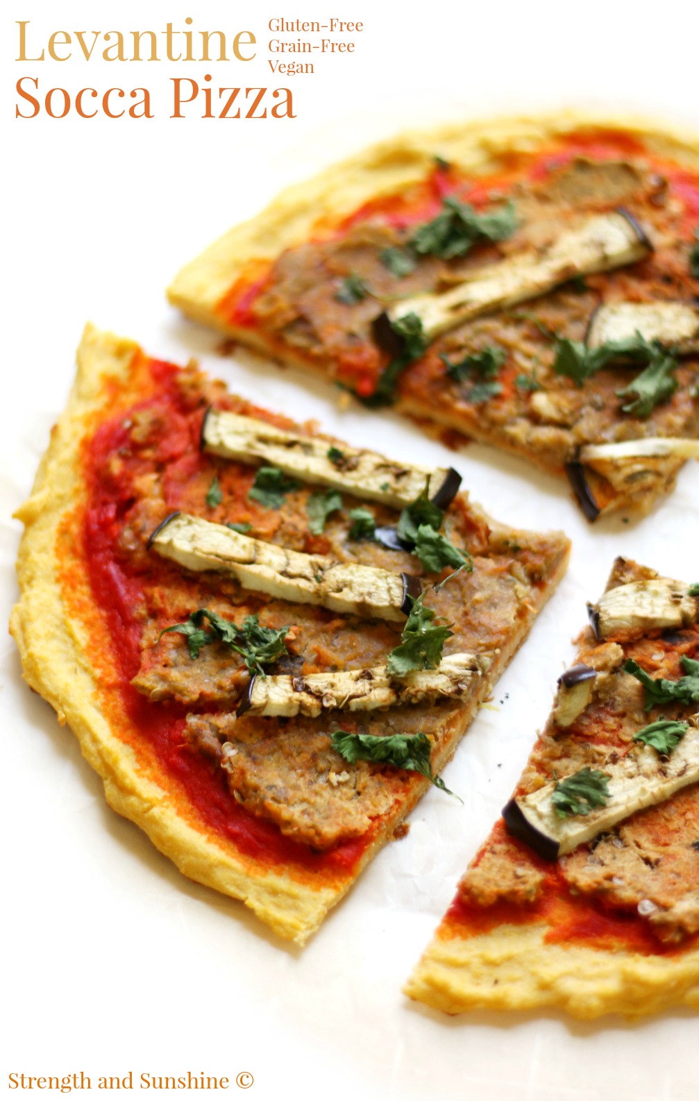 Levantine Socca Pizza
