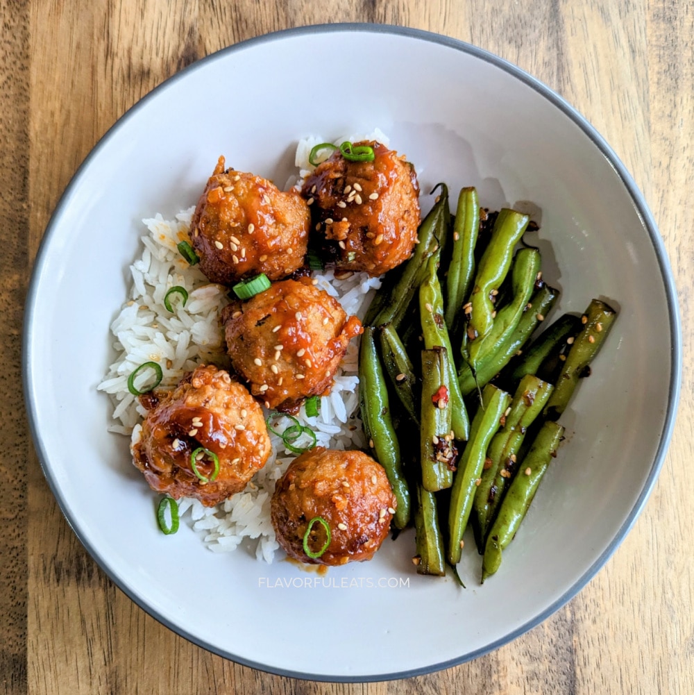 Slow Cooker Spicy Korean Meatballs
