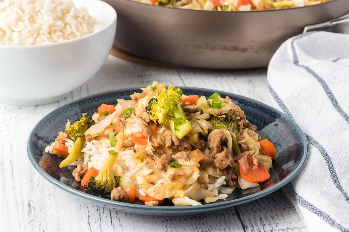 Pork and Cabbage Stir Fry – 30 minute meal