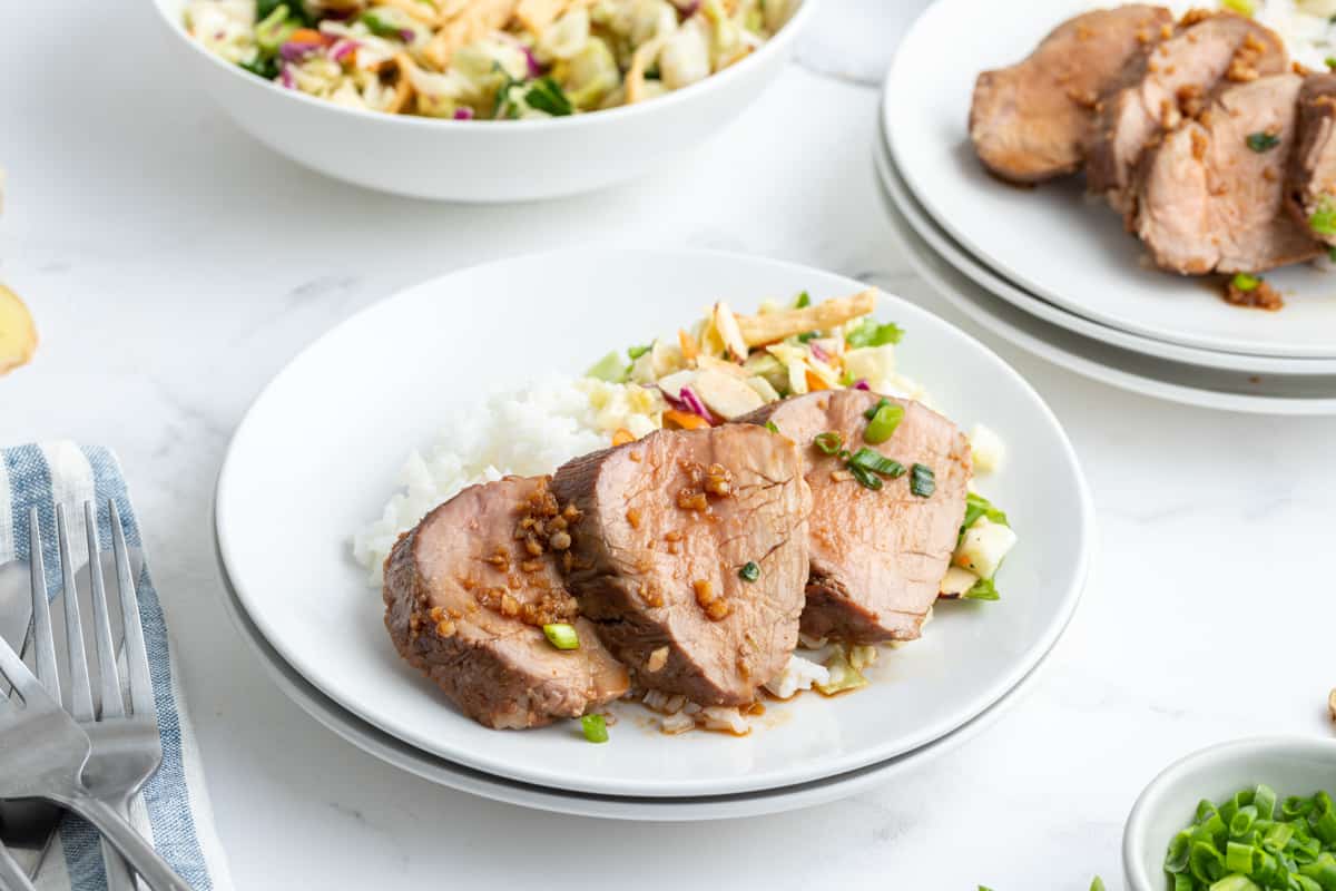Asian Marinated Roasted Pork Tenderloin