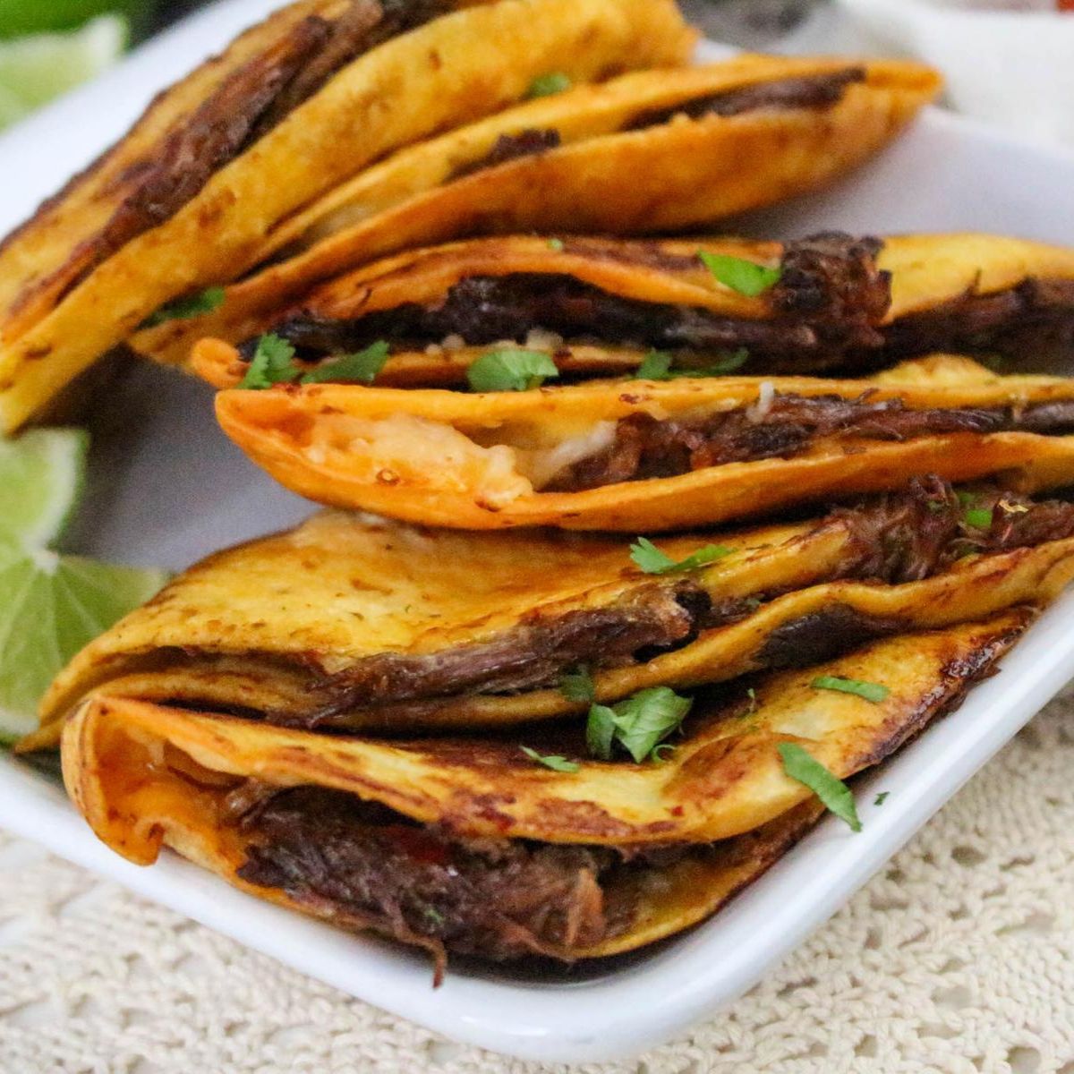 Slow Cooker Birria Tacos