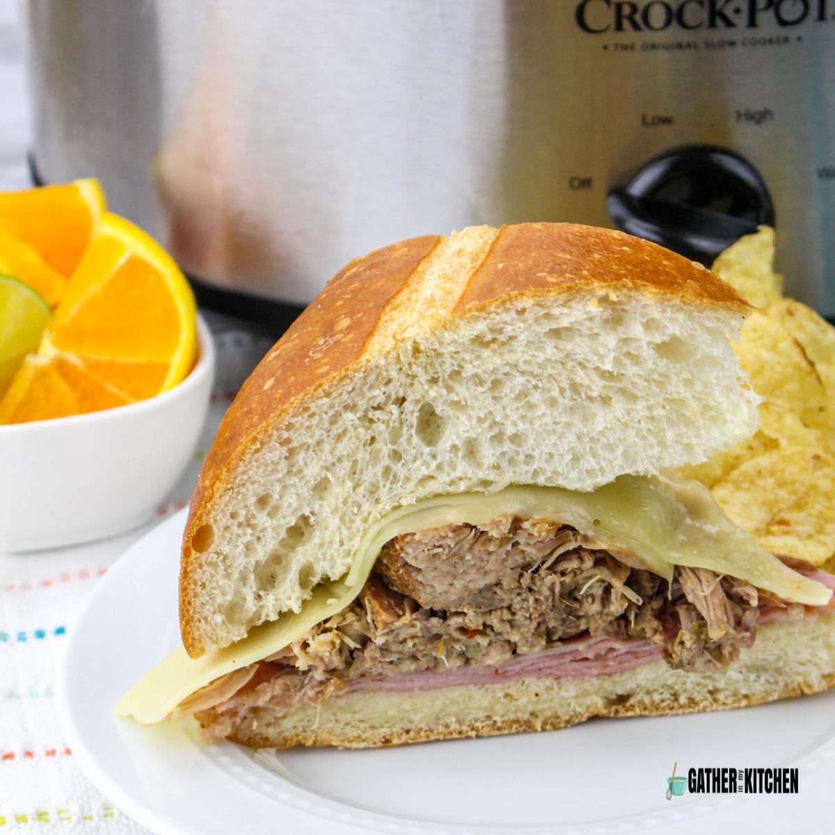 Slow Cooker Cuban Sandwich