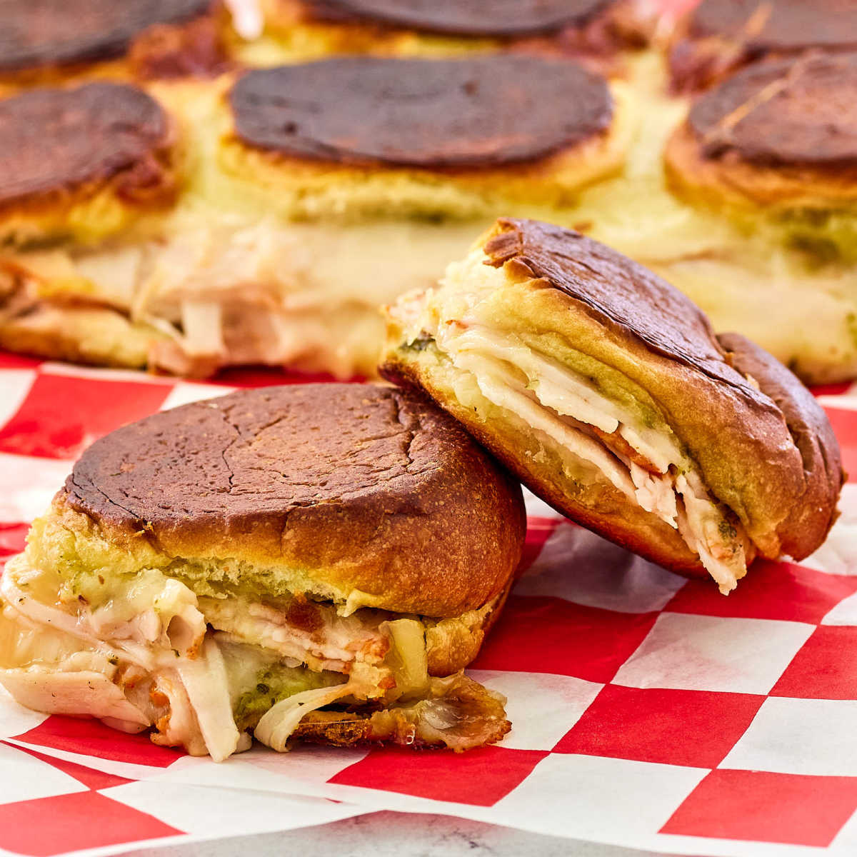 Turkey Grilled Cheese Sliders