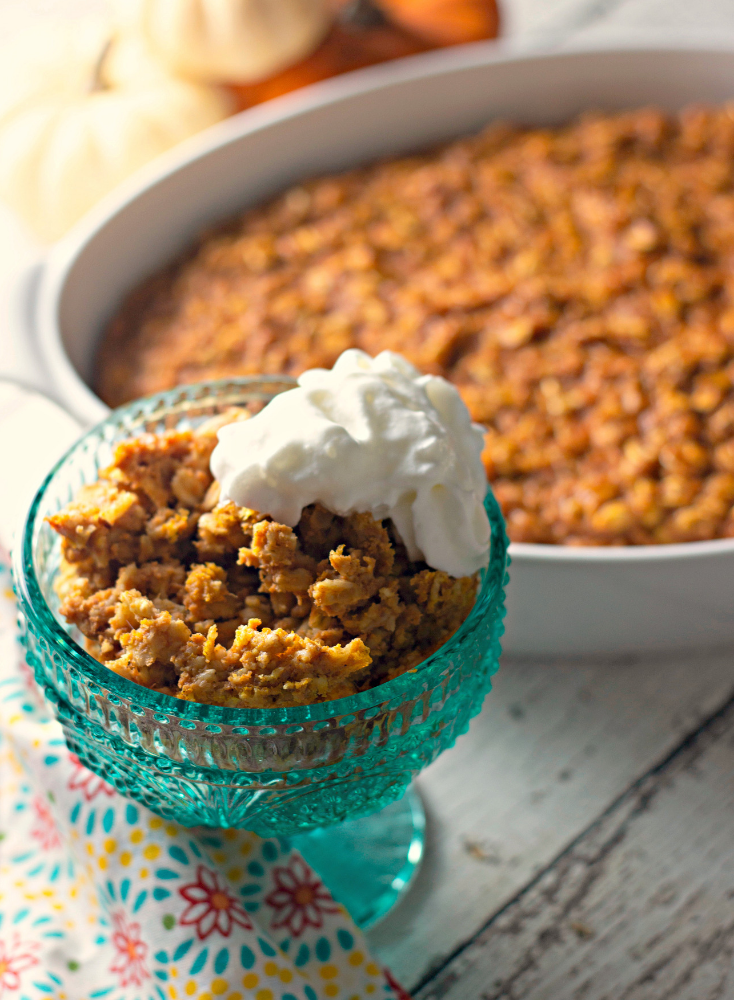 Baked Pumpkin Pie Oatmeal