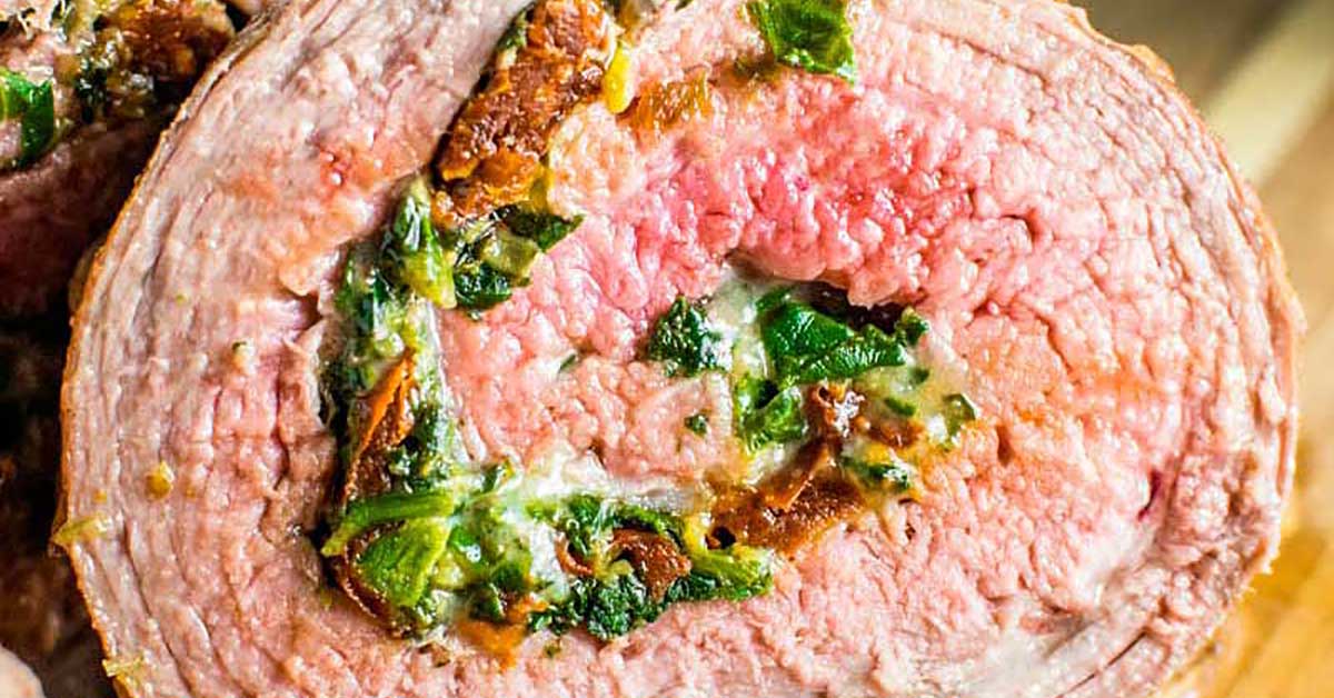 Baked Stuffed Flank Steak