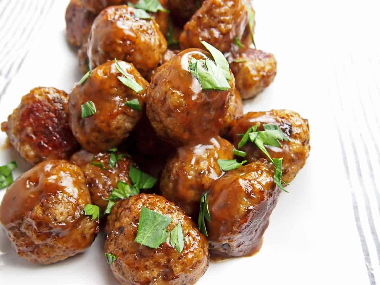 Chicken Marsala Meatballs