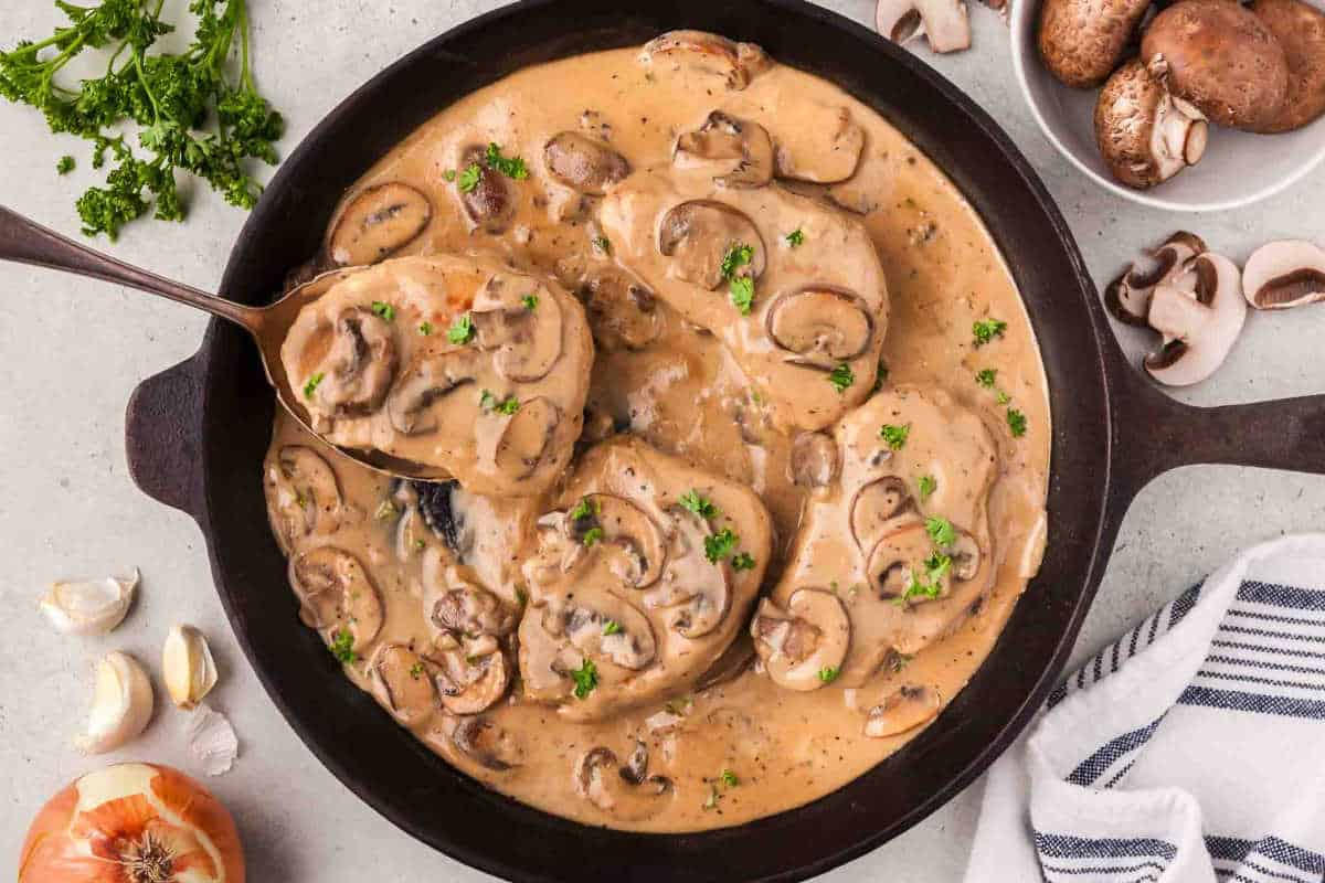 Cream of Mushroom Pork Chops