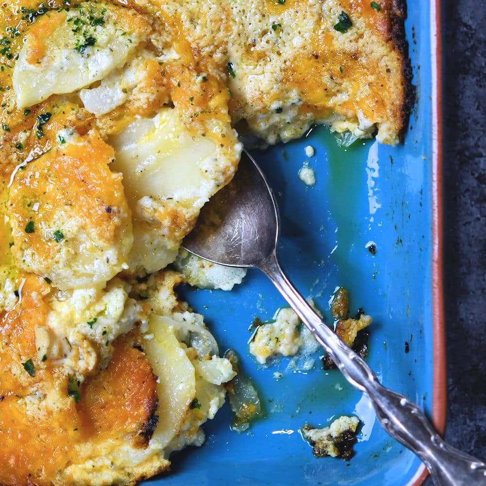 Cheesy Ranch Potatoes with Double Cheese