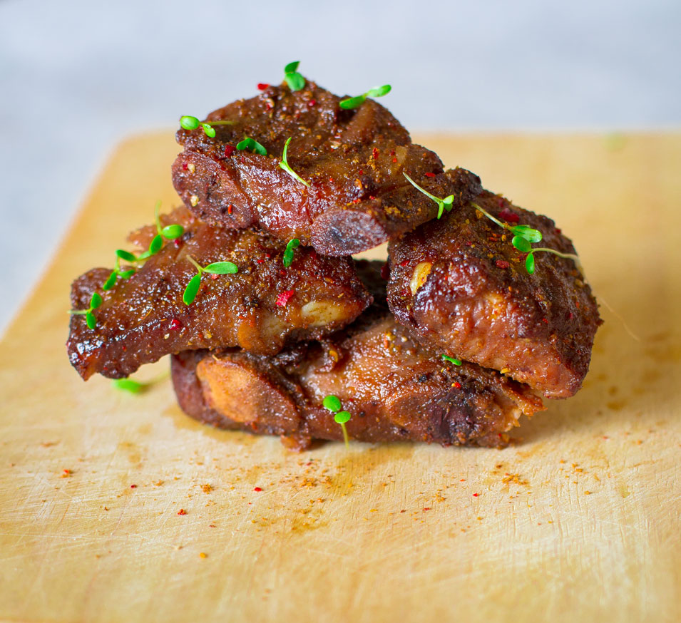cumin scented pork ribs