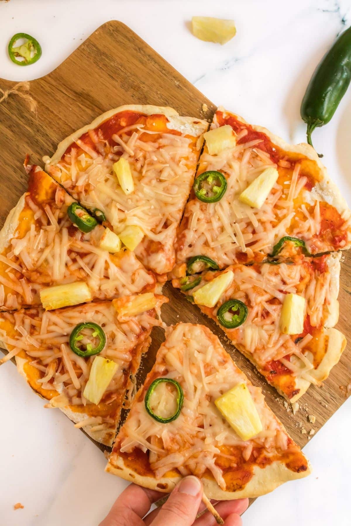 Vegan Pineapple Pizza