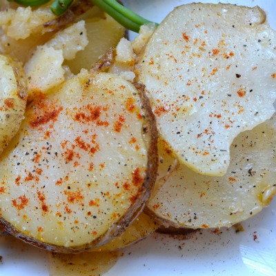Grilled Potatoes in Foil with Bacon