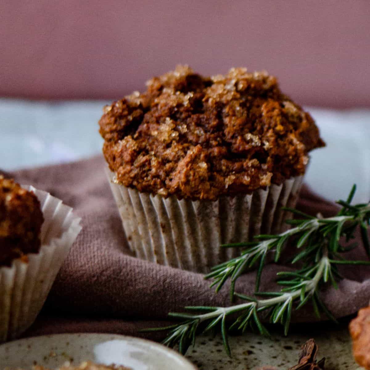 Gingerbread Pumpkin Muffins