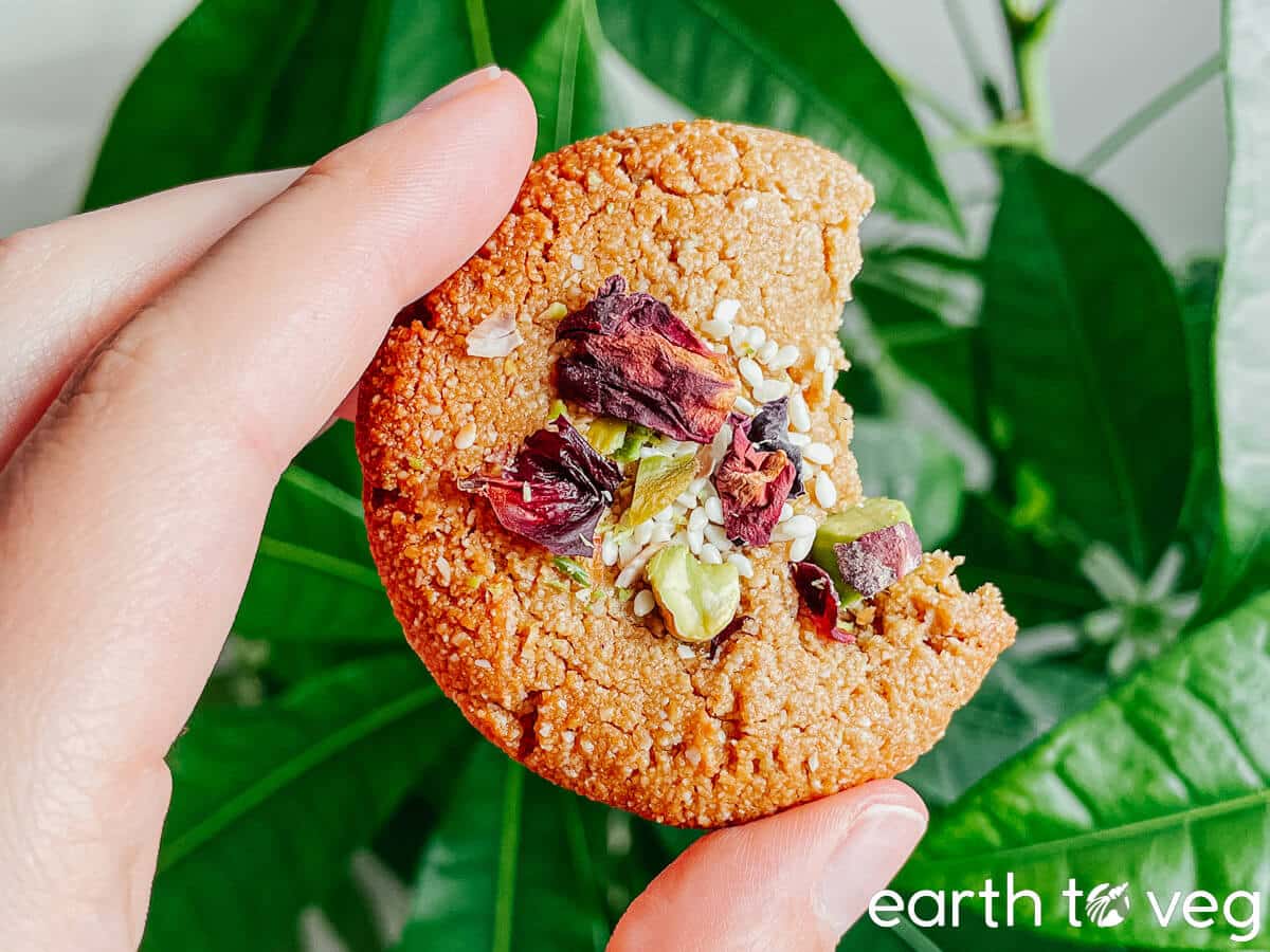 Sesame Pekmez Cookies (Easy 3-Ingredient Dessert)