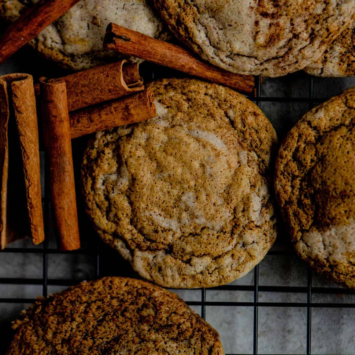 Healthy Cinnamon Cookies (Soft & Chewy)