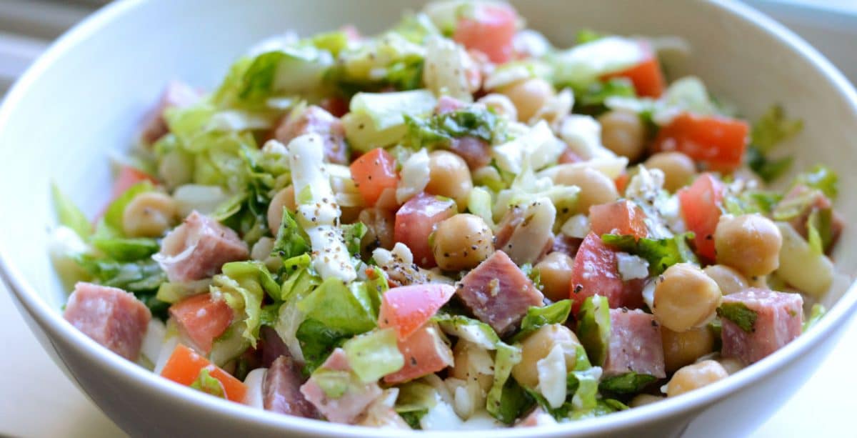 Simple Italian Chopped Salad