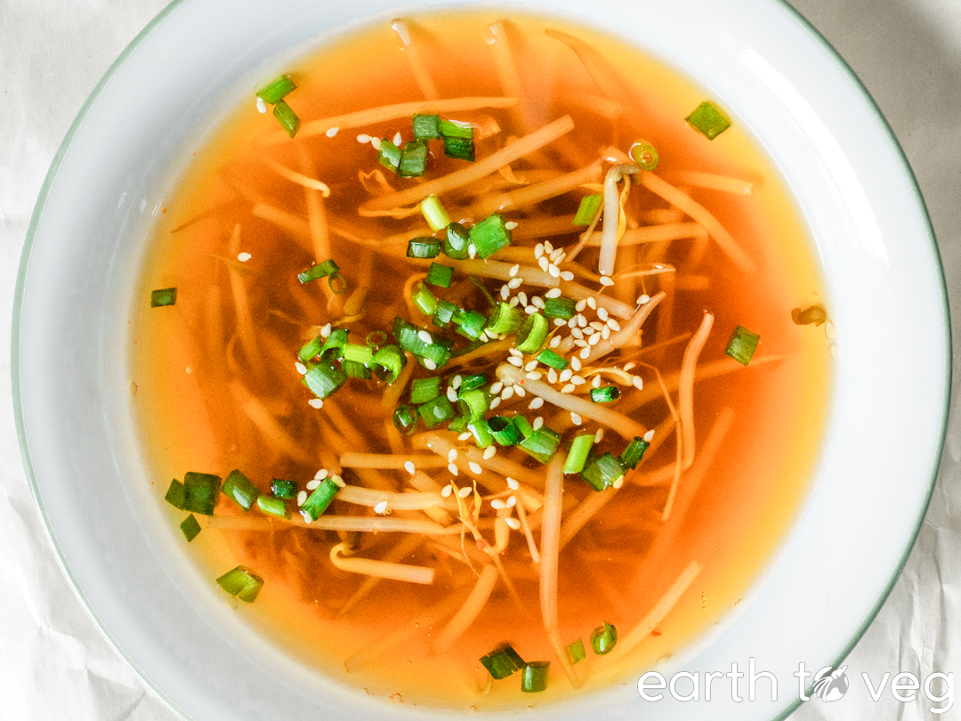 kongnamul guk (soybean sprout soup)
