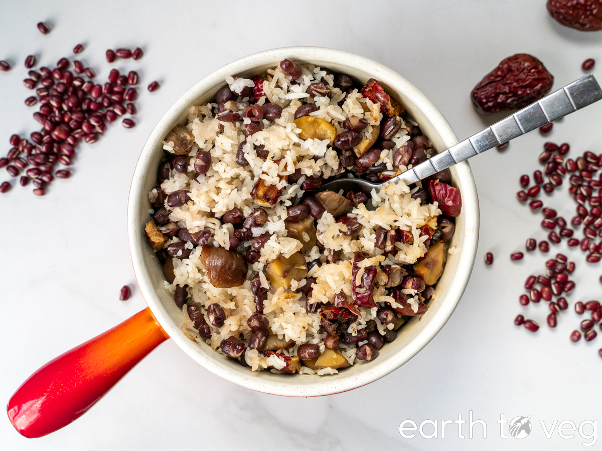 Chal Bap Sticky Rice (찰밥) in the Instant Pot or Stovetop