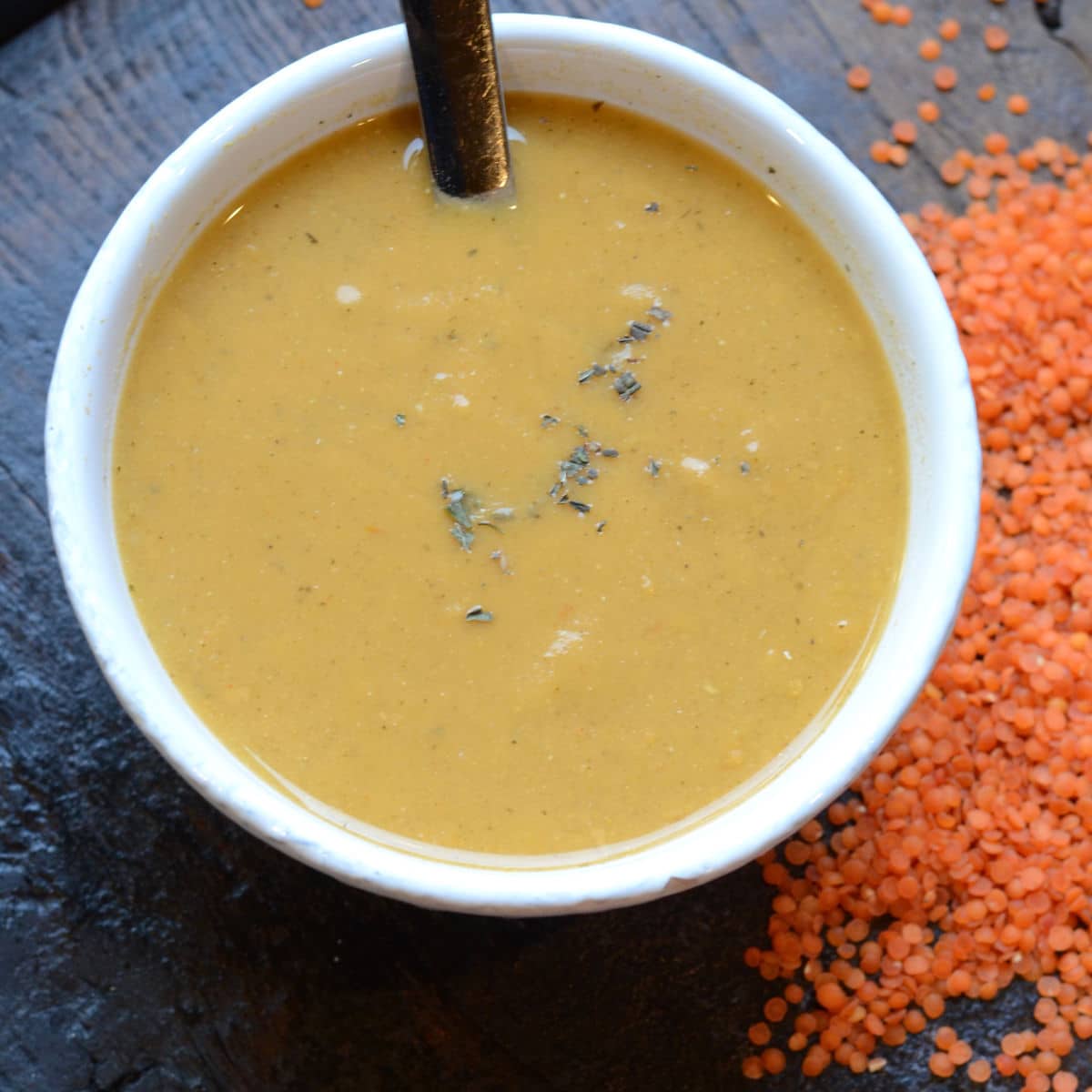 Pureed Red Lentil Soup