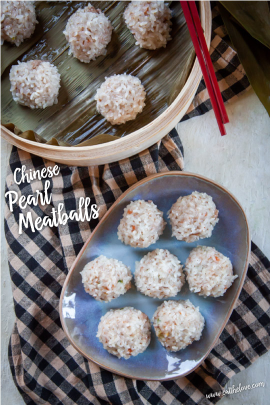 Chinese Pearl Meatballs – 珍珠丸子 (with video)