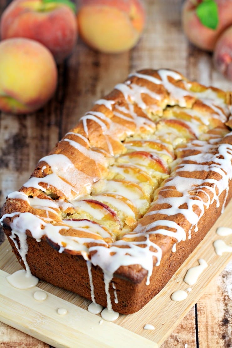 Pecan & Peach Quick Bread