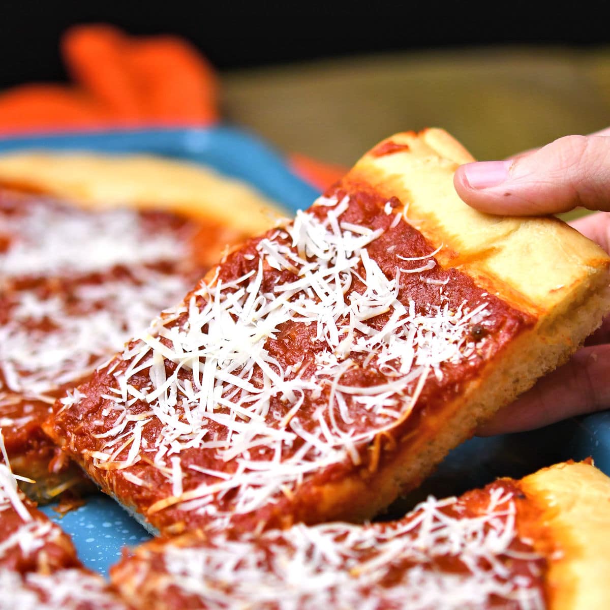 Philadelphia Tomato Pie Philly Style Pizza
