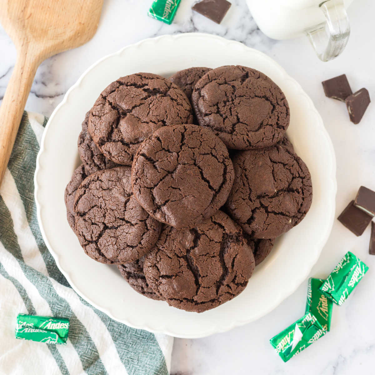 Chocolate Mint Cookies