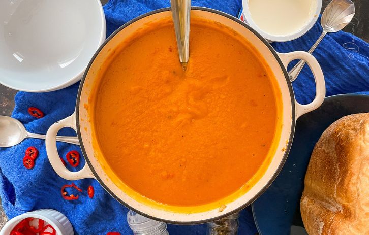 Sweet Potato and Chilli Soup