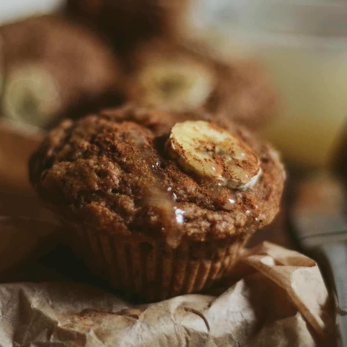 Banana Muffins with Applesauce