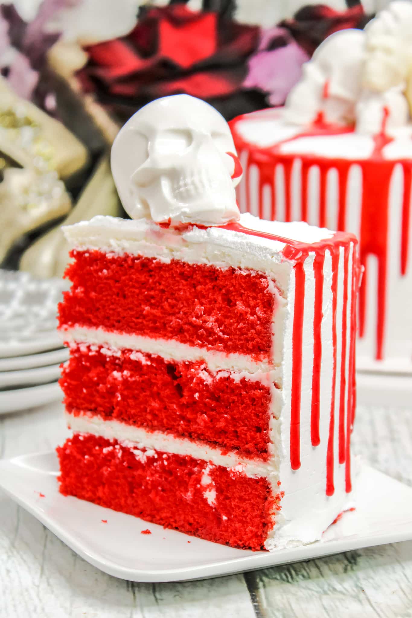 Bloody Skull Cake