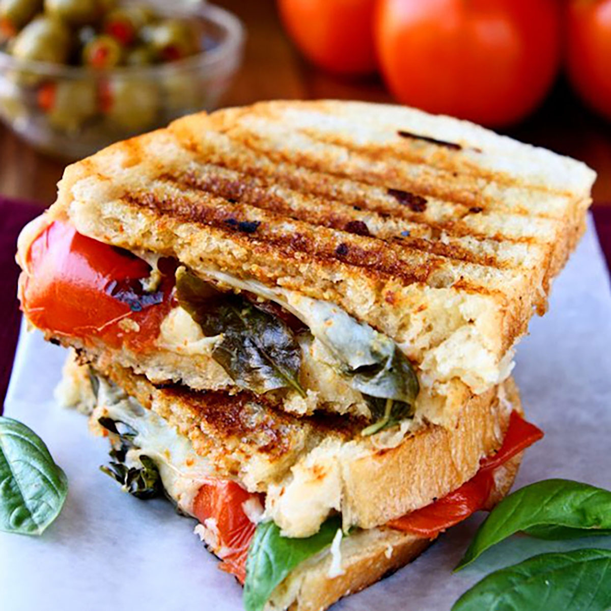 Caprese Panini Sandwich