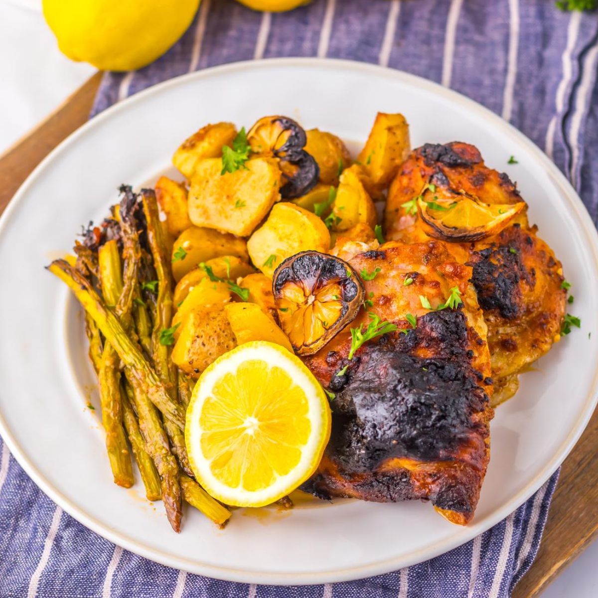 Sheet Pan Lemon Chicken