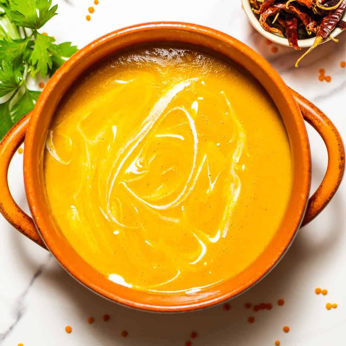 The Best Carrot and Lentil Soup