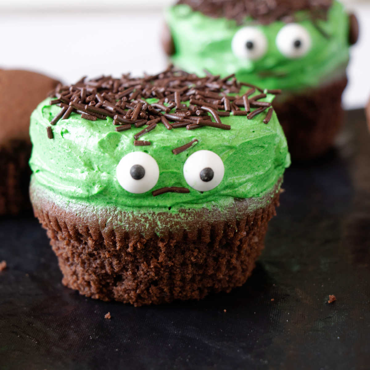 Frankenstein Cupcakes