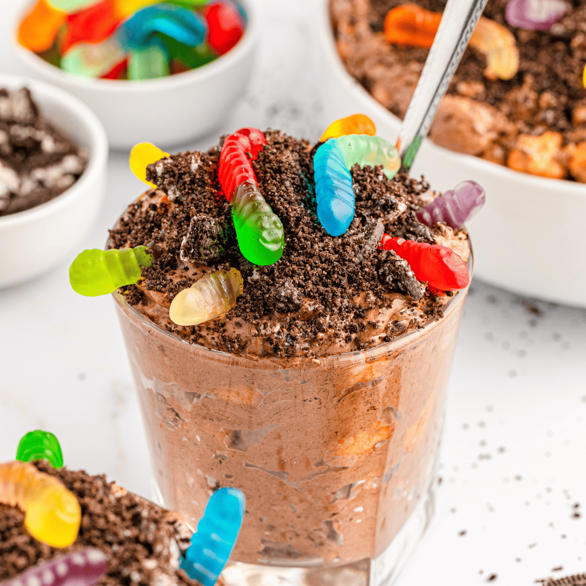 Dirt Worm Cups