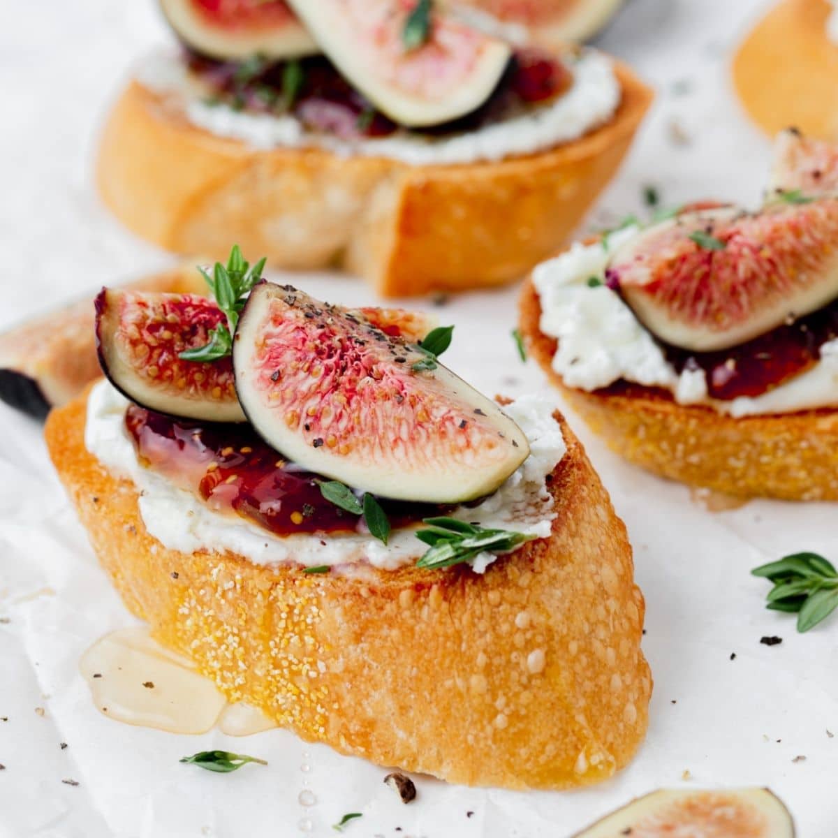 Fig and Goat Cheese Crostini