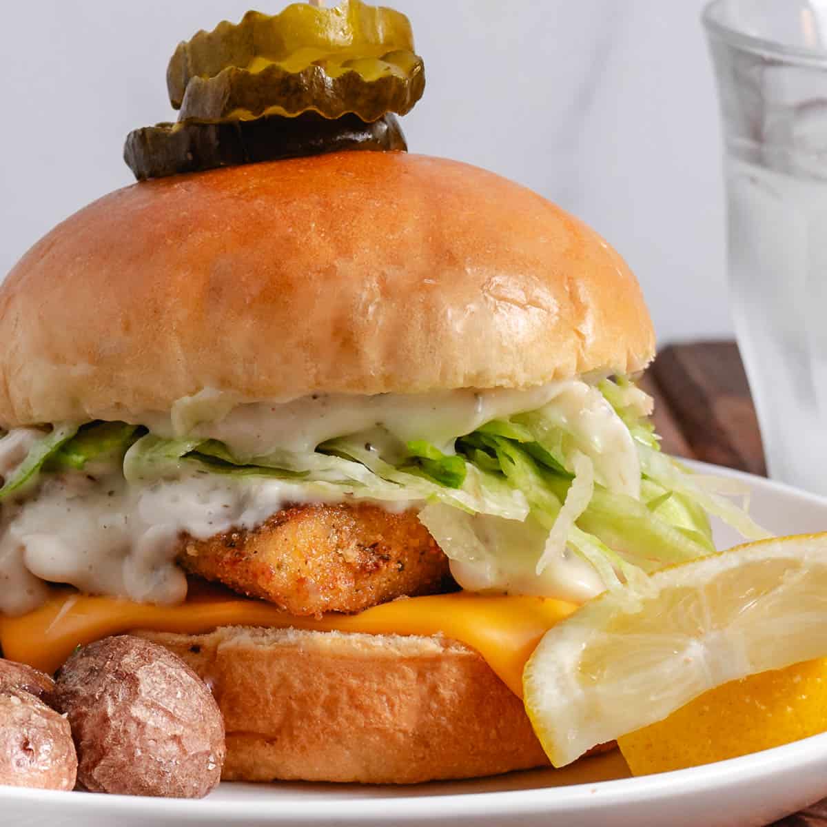 Crispy Yellowtail Sandwich