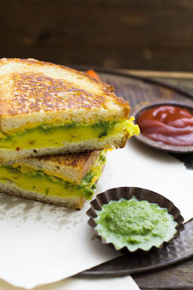 Potato Sandwiches: Masala Cheese Toast Sandwich