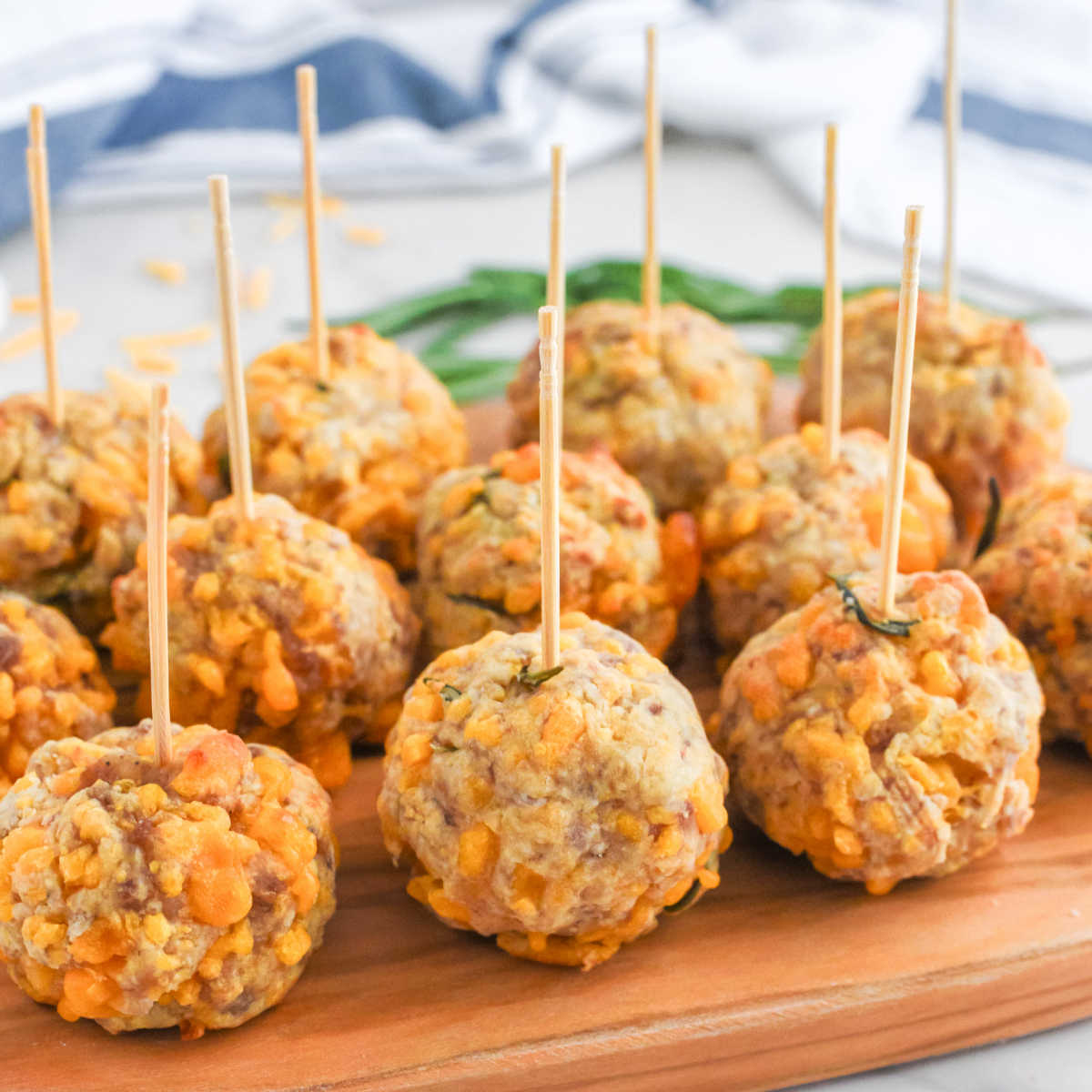 Cheesy Sausage Balls