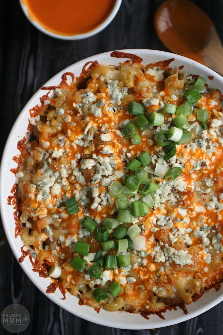 This incredible recipe for Buffalo Chicken Mac